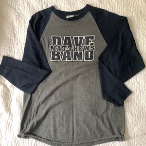 Dave matthews band baseball tee